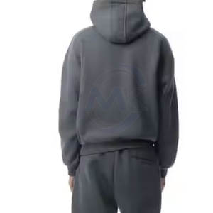 Venta al por mayor de los hombres 100% algodón poliéster Top Jogging Wear Diseña tu propio chándal para la temporada de invierno Patrón sólido - Product Image 5