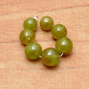 AAA Titanite Sphene 7mm-9mm Cuenta suelta redonda Lisa Natural extremadamente rara Sphene Cuentas de piedras preciosas semipreciosas para la fabricación de joyas - Product Image 1