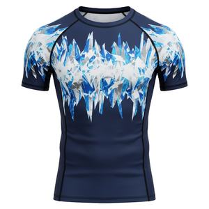 Maillot de compression à manches longues et courtes, rashguard pour MMA, BJJ, grappling, entraînement, vêtements de sport pour hommes, femmes, enfants et jeunes. - Product Image 1