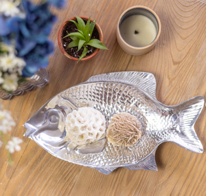 Atractivo cuenco de servicio de aluminio brillante con patrones artísticos diseñados para villas de lujo, apartamentos modernos y casas elegantes - Product Image 5