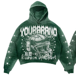 Conjunto de chándal personalizado de alta calidad para hombre, sudadera con capucha y Jogger, precio al por mayor, ropa informal para hombre, chándales de moda - Product Image 4