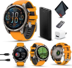 Reloj Inteligente GPS Multideporte Garmin fenix 8 pro Premium Auténtico, Batería de Larga Duración, Resistente al Agua, Luz LED Integrada - Product Image 3