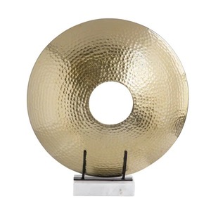 Sculpture de table en métal noir vibrant décoratif moderne artistique artisanal accent de table décor de luxe unique - Product Image 4