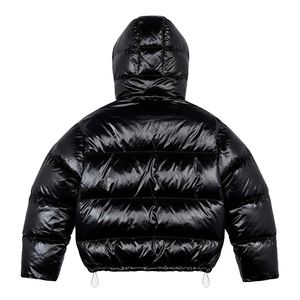 Ventes en gros de parkas d'hiver pour hommes, décontractées, écologiques, en polyester, à capuche, rembourrées, épaisses, isolées, marque personnalisée - Product Image 2