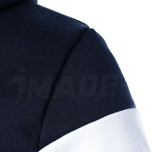Prix de gros – Nouveaux sweats à capuche d'hiver en polyester/coton tricoté, doublés, avec logo personnalisé, pour hommes, mode décontractée - Product Image 5