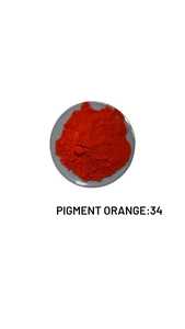 ผงสีไมกา34สีทนความร้อนสูงสีส้ม - Product Image 3