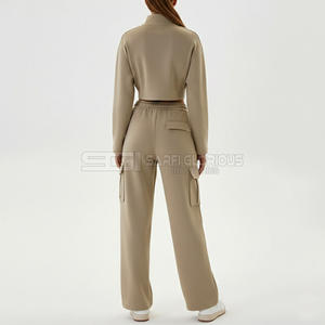 Conjunto Deportivo Casual de Verano para Mujer, de Dos Piezas con Cremallera, Ropa Deportiva SGI - Product Image 6