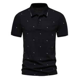 Polo de golf d'été à manches courtes pour les loisirs Logo personnalisé Coutures colorées Chemises polo grande taille pour hommes - Product Image 5