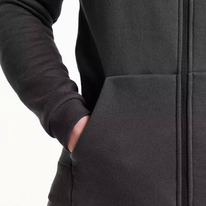 Fabricación de sudaderas con capucha personalizadas de alta calidad, sudaderas con capucha personalizadas de estilo urbano con cordones, forro polar, sudaderas con capucha con cremallera impresas personalizadas - Product Image 4