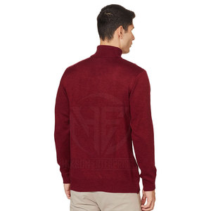 Simple Fashion Pullover Solid Tone High <b>Neck</b> Long Sleeve Top with Flexible Fit <b>Men</b> <b>Turtle</b> <b>Neck</b> Shirt - Product Image 6