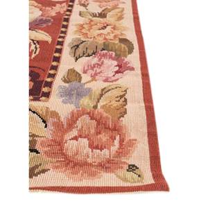 Tapiz y Arte Mural de Lana con Patrón Floral Rosa y Morado para Decoración del Hogar por Jaipur Rugs US - Product Image 4