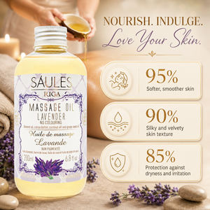 Premium Vegan Herbal <b>Lavender</b> Massage Oil OEM/ODM Private Label 200ml Professional Spa Body Massage Oil Wholesale Bulk Supply - Product Image 1