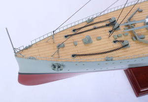 Gia Nhien diseño personalizado del fabricante HMS TIGER (1913) Modelo de barco de madera artesanía de alta calidad tallada Vietnam Metal náutico - Product Image 5