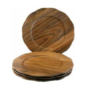 Assiette de présentation en bois de qualité supérieure, design classique, taille personnalisée, pour fournisseur en gros - Product Image 2