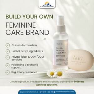 OEM ODM Marca Privada, Lavado Íntimo Herbal con Fórmula de Cuidado Suave, pH Balanceado, Aloe (10ml 20ml 30ml 50ml) - Product Image 3