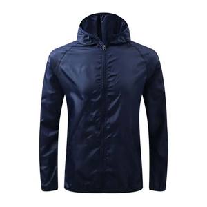 Custom Hombres Mujeres Reversible al aire libre Chaquetas cortavientos-Sportwear Cremallera A prueba de viento Reflectante OEM Anti Chaqueta cortavientos - Product Image 1