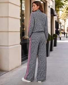 Conjunto Deportivo Ligero 2 en 1 para Mujer, Cierre con Cordón, Bolsillos Laterales, Corte Regular Informal, Ropa de Invierno - Product Image 3