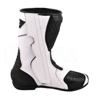 Los zapatos de moto personalizados más vendidos, botas de moto OEM antideslizantes impermeables de cuero genuino para hombre, MUESTRA GRATIS