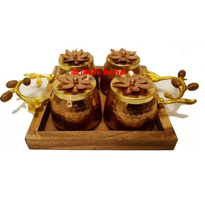 Tarro de Acrílico para Dulces con Bandeja, Tarro Decorativo Personalizado para Frutos Secos, Tarro de Chocolate Hecho a Mano de Calidad Superior - Product Image 5