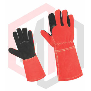 Gants de soudage de sécurité en cuir de vachette ProWeld 7 oz 16INCH texturés résistants à la déchirure personnalisables pour un usage industriel 2025 - Product Image 1