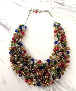 เครื่องประดับทำมือที่ดีที่สุดของขวัญลูกปัดเมล็ดสีสันสดใสสร้อยคอลูกปัดคริสตัลทำด้วยมือ - Product Image 6