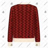 Custom Greek Delta | Sigma | Theta DST sorality pakaian bordir Zig Zag College Cardigan Cotton Sweater Yunani Paraphernalia