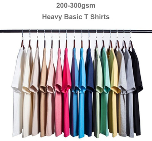 Camiseta personalizada de talla grande para hombre 100% de algodón grueso y pesado, camiseta de gran tamaño en blanco con hombros caídos, camiseta de gran tamaño 100% de peso pesado - Product Image 4