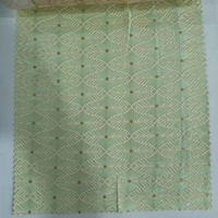 Rouleau de tissu à carreaux 100 % polyester en gros pour la fabrication de rideaux de mariage, résistant aux plis, durable, teint et brodé
