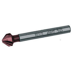 Fraise à sertir à 90° en acier HSS avec revêtement TiCN, norme DIN335, 8813g, 31 cannelures, avec attache cylindrique - Product Image 1