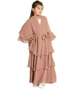 Custom Logo Islamic Abayas Moroccan <b>Kaftan</b> Hijab Embroidered <b>Long</b> Sleeve Muslim Arabic Islamic Abaya Hijab - Product Image 5