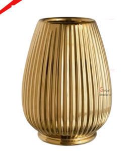 Jardinière en métal doré de qualité supérieure pour la décoration d'hôtels et de jardins pour bureaux à domicile - Product Image 3