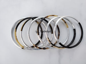 Brazaletes de Cuerno Natural de Moda, Joyería de Lujo Hecha a Mano, Calidad Premium, Regalo Unisex, Tradebyd - Product Image 6