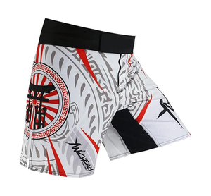 Shorts d'entraînement MMA personnalisés de haute qualité, sublimés, respirants, extensibles, légers, pour la boxe et le grappling, pour hommes - Product Image 1