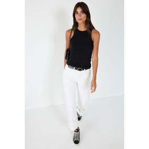 Débardeur décontracté pour femme en tissu doux et confortable, débardeur à bretelles, respirant, tricot durable, toile, taille XS, pour le yoga quotidien - Product Image 4