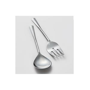 Juego de cubiertos de Metal chapado en oro, cuchara y tenedor para ensalada, nuevo aspecto - Product Image 4