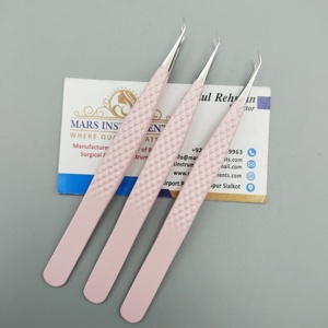 ขนตาปลอม90องศาใหม่ล่าสุดแหนบต่อขนตาพัดลมพร้อมปลายเส้นใยเอียง - Product Image 6