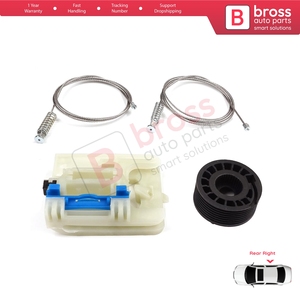ชุดซ่อมมอเตอร์กระจกไฟฟ้าหลังขวา รุ่น BWR5506 สำหรับรถยนต์ Tipo MK2 356 357 Egea ปี 2015 ขึ้นไป แบบ 4/5 ประตู รหัส 52093914 - Product Image 3
