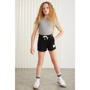 Pantalones Cortos GRIMELANGE para Niña, 100% Algodón, con Etiqueta Decorativa de Tres Hilos, por Amare - Product Image 3