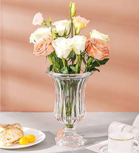 <span class=keywords><strong>Vase</strong></span> à fleurs en verre moderne pour la décoration de la maison et des fêtes de mariage, <span class=keywords><strong>vase</strong></span> <span class=keywords><strong>rond</strong></span> simple et transparent pour table - Product Image 5