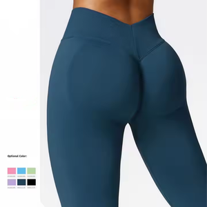 Leggings de Yoga Personalizados de Última Moda, Spandex/Nailon, Ropa Deportiva, Leggings de Yoga de Cintura Alta para Adultos - Product Image 2