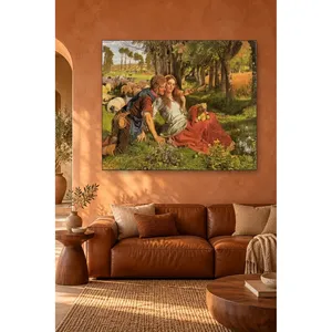 Fida William Holman Hunt - Impression sur toile du berger payé à la louche - Product Image 5