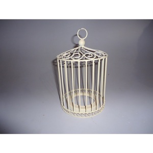 Jaula de pájaros decorativa para el hogar Jaula de pájaros de hierro de forma redonda para decoración del hogar Jardín y precio al por mayor - Product Image 1