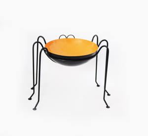 Bol araignée noir fait main, bol décoratif gothique noir avec pattes d'araignée, plat à bonbons effrayant - Product Image 4