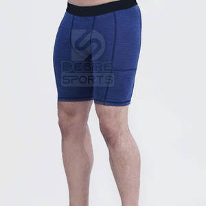 Shorts de compression pour hommes, couleur unie, best-seller, respirants, écologiques, en toile, sur mesure, de haute qualité - Product Image 3