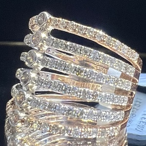 แหวนเพชรทองคำแท้14K 18K เครื่องประดับเพชรธรรมชาติแท้ - Product Image 3