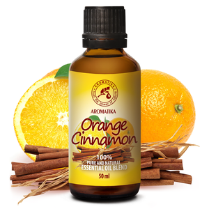 Aromatika 50-100ml 100% Pure Cinnamon & <b>Orange</b> Essential Oil Blend Natural Aromatherapy Diffuser Oil Warm Spicy Compound Oil - Product Image 1