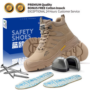 Botas de Seguridad Lanoudun para Hombre Impermeables y Transpirables con Puntera de Acero Estándar Europeo - Product Image 4