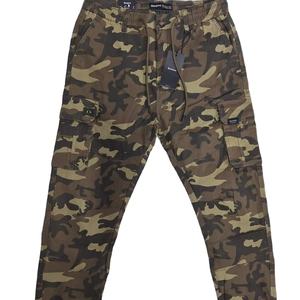 Nouveau design Pantalon cargo tactique décontracté pour hommes fermeture élastique en toile légère à taille moyenne pour les activités de plein air - Product Image 2