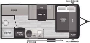 Remolques de viaje usados TOP 2025 Keystones C-o-l-e-m-a-n 17B de alta calidad para comercio al por mayor - Product Image 3