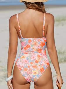 Derniers modèles de maillots de bain une pièce pour femmes, vêtements décontractés, entièrement personnalisés, légers, séchage rapide, écologiques, prix raisonnable - Product Image 2